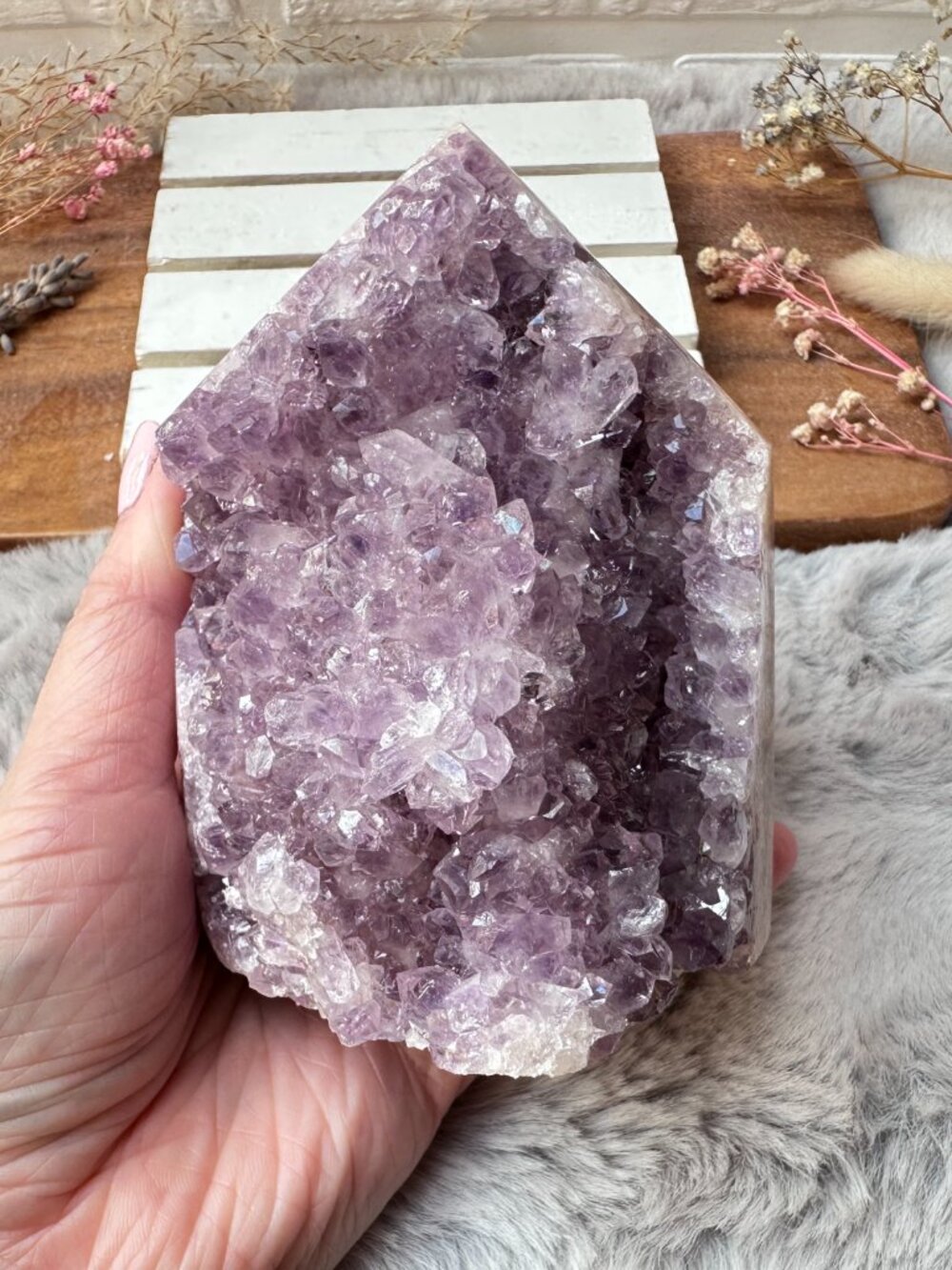 Gorgeous Pink Amethyst Tower